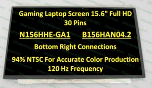 N156HHE-GA1 LCD Screen Matte FHD 1920x1080 Display 15.6" - Picture 1 of 7