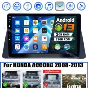 RADIO GPS ESTÉREO APPLE CARPLAY ANDROID 13 PARA HONDA ACUERDO 8º 2008-2013 - Imagen 1 de 15