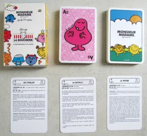 Jeu de 54 cartes Monsieur Madame Roger Hargreaves Restaurant La Boucherie - Imagen 1 de 9