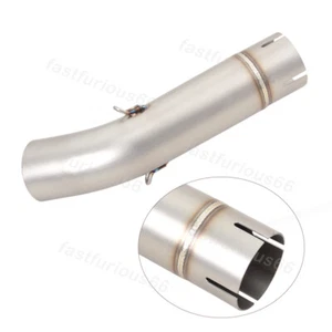 Exhaust Mid Link Pipe For Lexmoto LXR 125 SE 2019-2023 Motorcycle Muffler Tube - Picture 1 of 7
