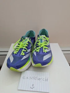 Adidas Adizero Adios Pro 3 Cobalt Blue/Zero Metallic/Lucid Lemon - Men - 9 - Picture 1 of 7