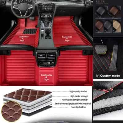 For Hyundai Elantra Encino Equus Car Floor Mats Waterproof Custom Carpet Liners Foto 1 de 4