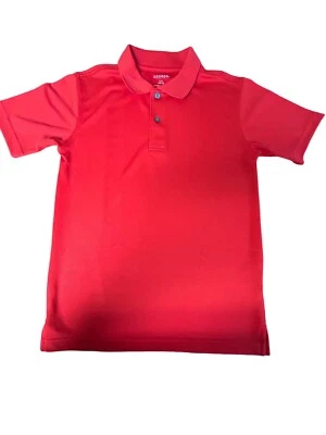 Camisa Polo Uniforme Escolar George Niños Talla 10-12 Roja Corta Slv Foto 1 de 4