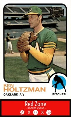 2002 Topps Archives - #99 Ken Holtzman NM Set Break. - Image 1 of 2