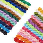 PandaHall 28 Color 1mm Chinese Knotting Cord Braided Nylon Beading Cord Nylon