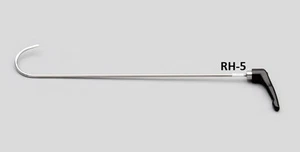 RH-5 1/4" Diam, 19.5" Length, 2'' Toe, Full J Curve, Blade Tip, Rotating Handle - Picture 1 of 2