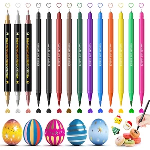 Edible Markers for Cookie Decorating,14 Pcs Ultra Fine Tip(0.5Mm) Food Coloring - Picture 1 of 6