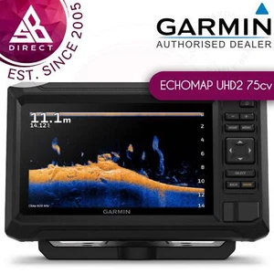 Garmin ECHOMAP UHD2 75cv 7" Marine Kartenplotter│Traditionelles & ClearVu Sonar│IPX7 - Bild 1 von 9