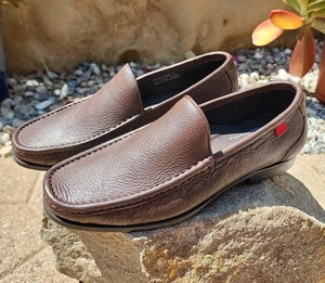 Marc Joseph New York Herren Leder Broadway Eckig Halbschuh Braun Genarbt US Größe 6 - Bild 1 von 13