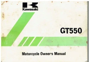 KAWASAKI GT550-G4 ORIGINAL 1987 BESITZERANLEITUNG & WARTUNGSHANDBUCH - Bild 1 von 1