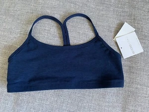 BNWT BEYOND YOGA Spacedye Slim Racerback Bra Nocturnal Navy Size M RRP$99 - Picture 1 of 4