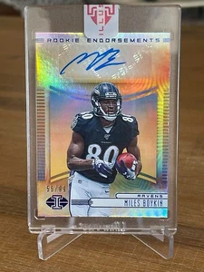 2019 Illusions Football Rookie Endorsements Blue Miles Boykin Auto /99 - Picture 1 of 2