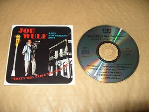 Joe Wulf & His New Orleans Boys That's Why I Like N.. Orleans cd 17 tracks Ex - Picture 1 of 2
