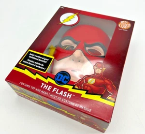 2022 BEN COOPER RUBIES DC FLASH PLASTIC HALF MASK CLASSIC ADULT COSTUME REPRO - Picture 1 of 10