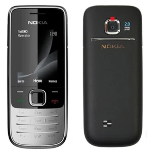 Original Nokia 2730 Classic Bar Bluetooth 2.0MP MP3 Unlocked 3G Phone Black Red - Picture 1 of 7