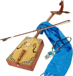 Morin khuur high-grade maple matouqin Mongolian characteristic national musical - Picture 1 of 4