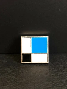 YVES SAINT LAURENT PENDANT YSL PIET MONDRIAN ART PARIS FRANCE NECKLACE DRESS BAG - Picture 1 of 3