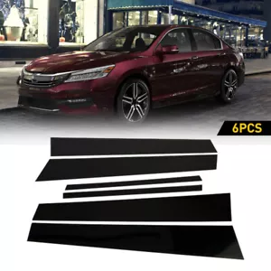 6x Car Window Pillar Posts For 2013 2014 2015 2016 2017 Honda Accord Accessories - Bild 1 von 12