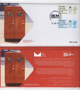ERROR MACHIN F BOX SEPT 18 POSTAL MUSEUM OFFICIAL LTD ED First Day Cover POST GO - Picture 1 of 1
