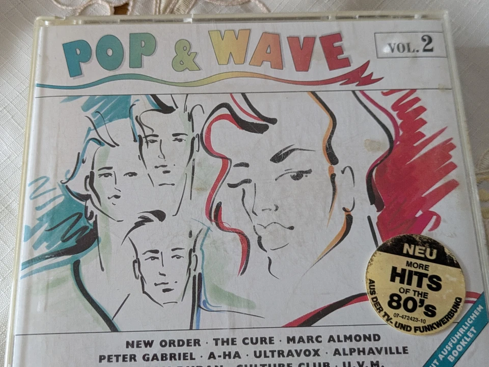 Various Pop & Wave Vol. 2 2 CDs mit ausführlichem Booklet 1992 New Order Cure - Bild 1 von 4