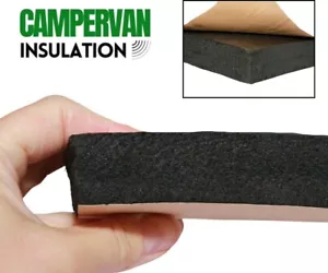 Aislamiento adhesivo adhesivo de espuma de celda cerrada para cámper furgoneta y barco de 30 mm, insonorización, 2 m - Imagen 1 de 10