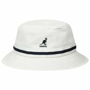 Kangol Stripe Lahinch Bucket Hat Men's Summer K4012SP White Sizes: S - XL - Picture 1 of 5