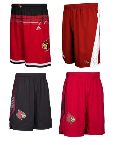 NEW Adidas Men’s NCAA Louisville Cardinals On Court Premier Basketball Shorts Cover