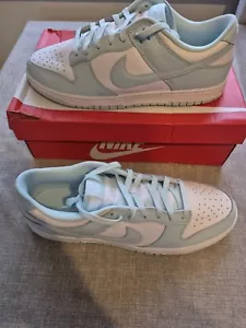 Scarpe da ginnastica Nike Dunk Low retrò blu/bianco taglia UK 11,5 nuove con scatola - Foto 1 di 9