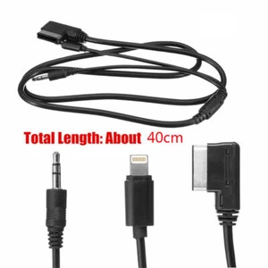 MMI Music Interface AUX Cable Cord 8Pin Charging For IPOD IPHONE Mercedes-Benz - Picture 1 of 8
