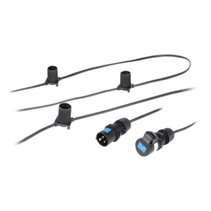 eLumen8 25m BC Festoon 1m Spacing with 16A Plug and Socket Lighting Vintage - Picture 1 of 6