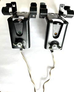 GENUINE OEM LIFTMASTER CHAMBERLAIN CRAFTSMAN SAFETY SENSORS W/BRACKETS 41A5034 - Picture 1 of 2