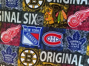 Weighted Throw Blanket with Hockey Teams, 6 lbs, child lap, washable, NHL - Picture 1 of 2