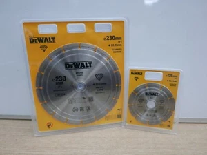 DEWALT DT3731 9" 230mm + DT3711 5" 125mm WINKELSCHLEIFER DIAMANTTRENNSCHEIBEN - Bild 1 von 1