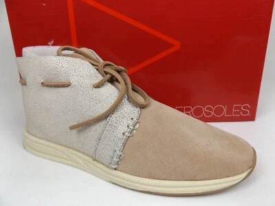 Aerosoles Sing Song Chukka Ankle Boot Womens Sneaker, Size 7.0 Leather Taupe NEW - Image 1 of 4