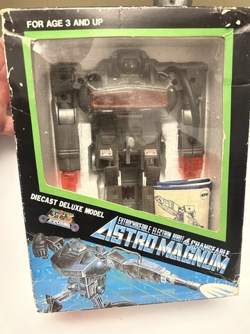 Vintage Astromagnum transformers shockwave Robot Rare Box -KO Cover