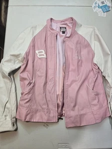 Vintage 90s Y2K Wilsons Dale Earnhardt Jr #8 NASCAR Leather Jacket Women's XL - Bild 1 von 24