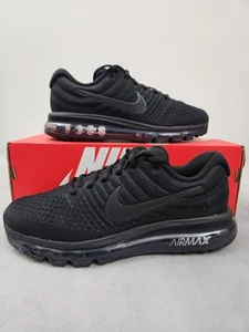 Nike Air Max 2017 Low Triple Black Shoes 849559-004 Men Size 8.5 New With Box - Picture 1 of 8
