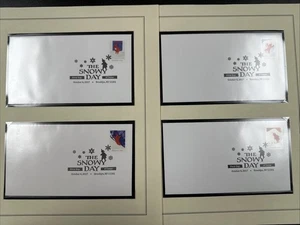 FDC 5243-46 The Snowy Day 1st Day Of Issued 2017 - 4 Covers - Picture 1 of 3