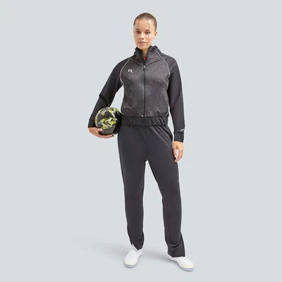 Miss Kick Womens Tracksuit Katy Co-ord Top and Bottom Set Black - Image 1 of 4