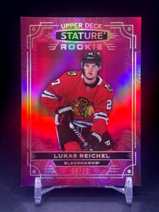 2022-23 Upper Deck Stature - Lukas Reichel #153 - Rookie Red /75 - Picture 1 of 2