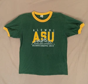 Adams State (CO) NCAA gelb zweifarbig Rundhalsausschnitt Heimkehr 2015 grün T-Shirt - L - Bild 1 von 7
