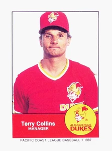 1984 Cramer - Cramer Albuquerque Dukes #167 Terry Collins Albuquerque Dukes - Picture 1 of 2