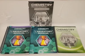 Abeka Chemistry Precision And Design Laboratory Manual Lot Teacher Edition Quiz+ - Imagen 1 de 6