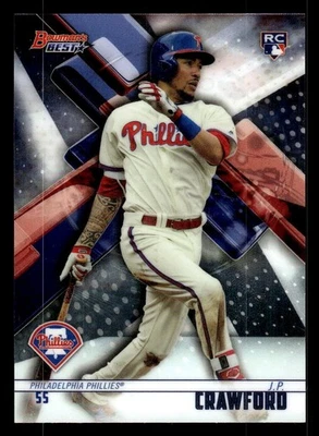 2018 BOWMAN'S BEST J.P. CRAWFORD 38 MINT RC BASEBALL PHILADELPHIA PHILLIES - Image 1 of 2