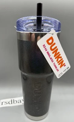 Fall 2024 Dunkin’ Americana 32oz Stainless Steel Charcoal Gray Tumbler NWT - Image 1 of 4