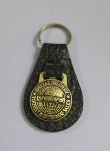 VINTAGE RARE Volvo Special Delivery Diplomat Sales Key Ring Key Chain Keyring - Picture 1 of 9