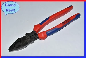 Knipex 9" Lineman's Pliers Comfort Grip High Leverage New England Style 0902240. - Bild 1 von 8