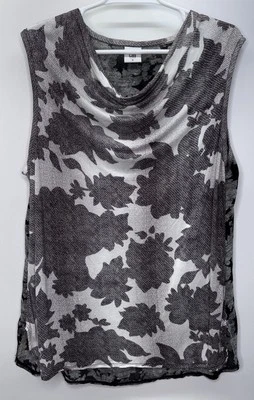 Top Cabi Tango Floral Cortina Mixta Medios Sin Mangas Playa Vacaciones Carrera Mujeres L Foto 1 de 4