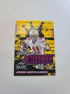 2023 Leaf Draft Touchdown Kings Gold Jaxon Smith-Njigba #97 Seattle Seahawks - Image 1 of 2