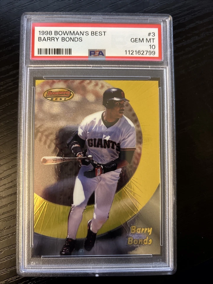 1998 Bowman's Best - Barry Bonds #3 - Image 1 of 2